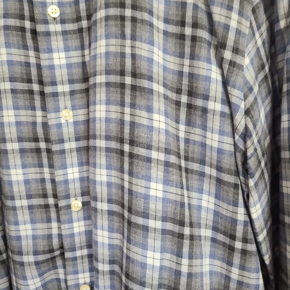 Mercer Men's Classic Long Sleeve Oxford Dress Shirt, Size: Medium Color: Brown - Picture 5 of 10